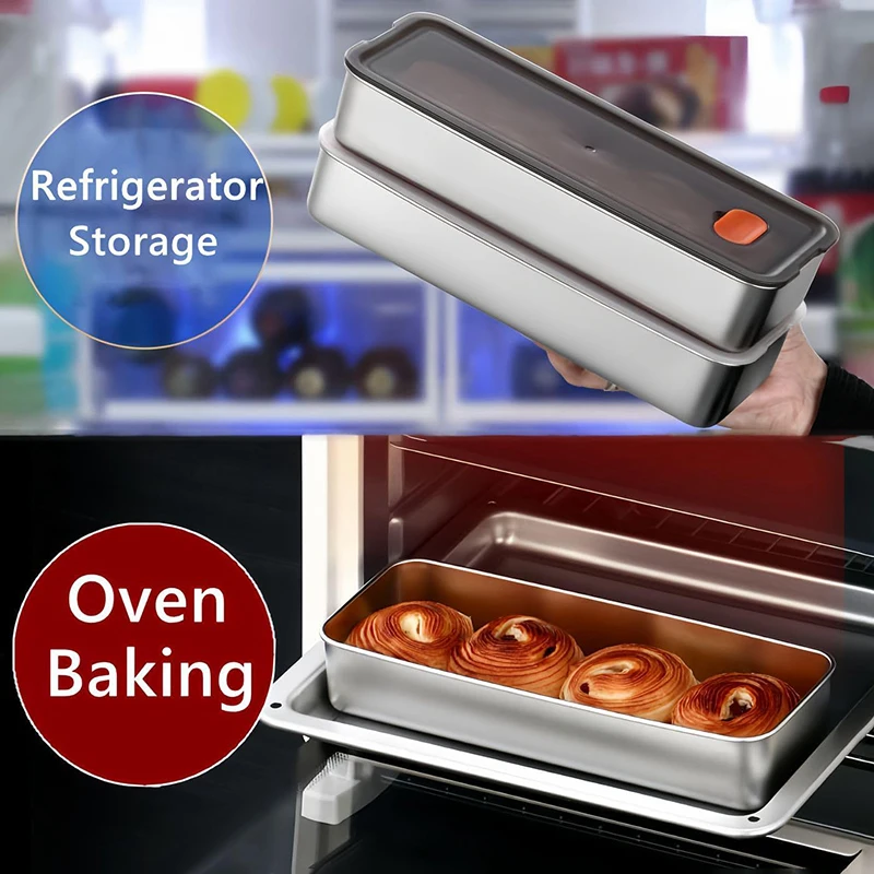 Storage Containers with Lids A - Food Storage Stainless Steel Containers recension och pris