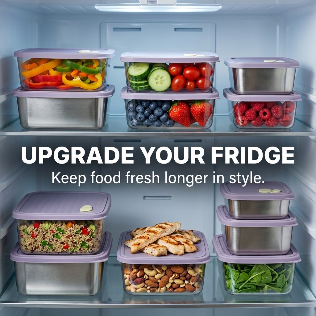 Large Capacity Food Container  - Food Storage Box Large recension och pris