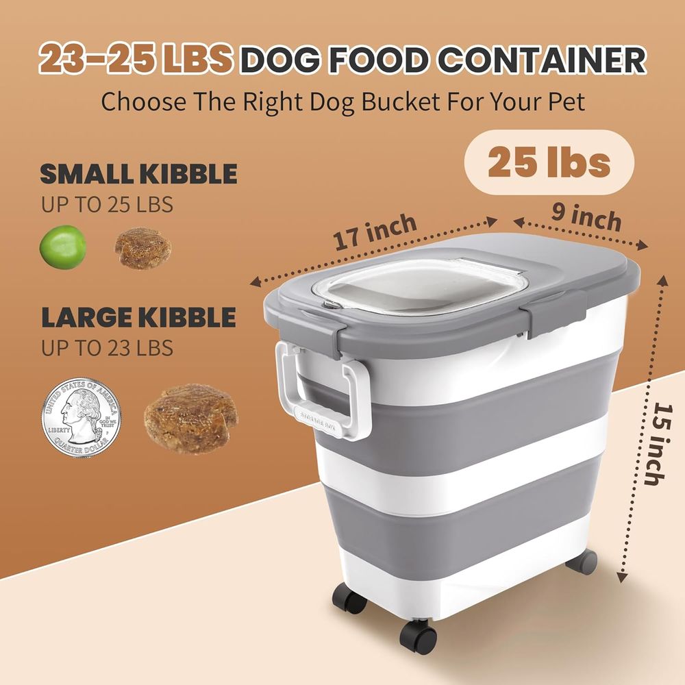 Airtight Dog Food Storage Cont - Food Storage Pet recension och pris