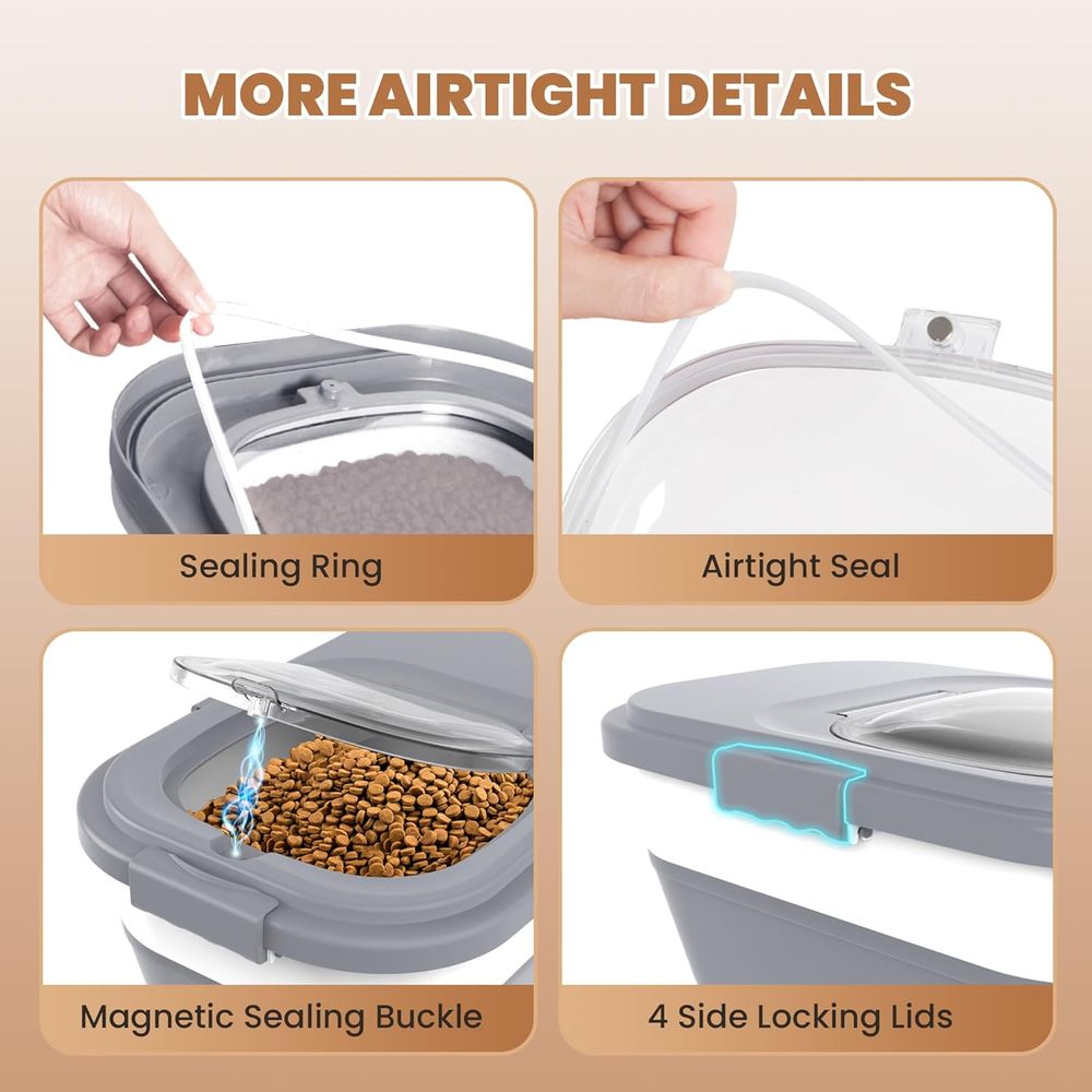 Airtight Dog Food Storage Cont - Food Storage Pet recension och pris