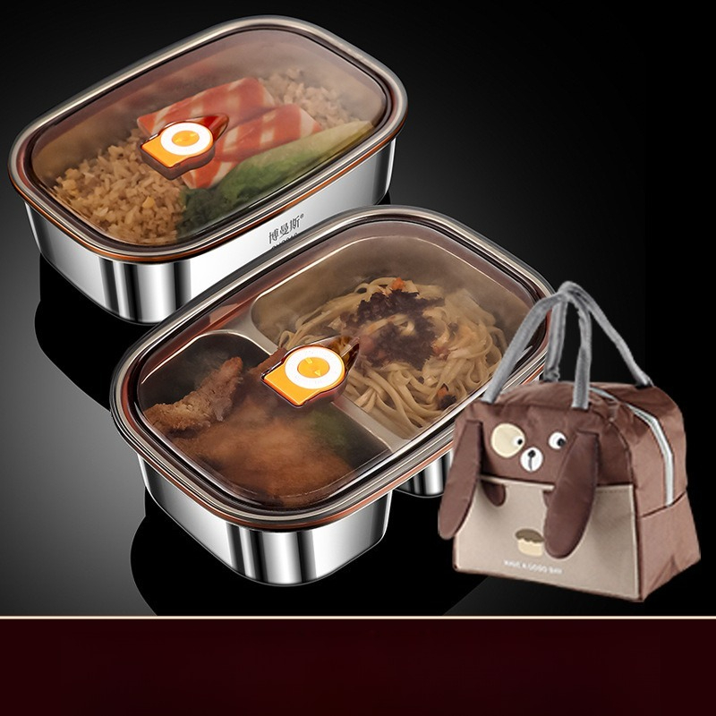 Lunch Box Stainless Steel Micr - Food Storage Microwave Safe recension och pris