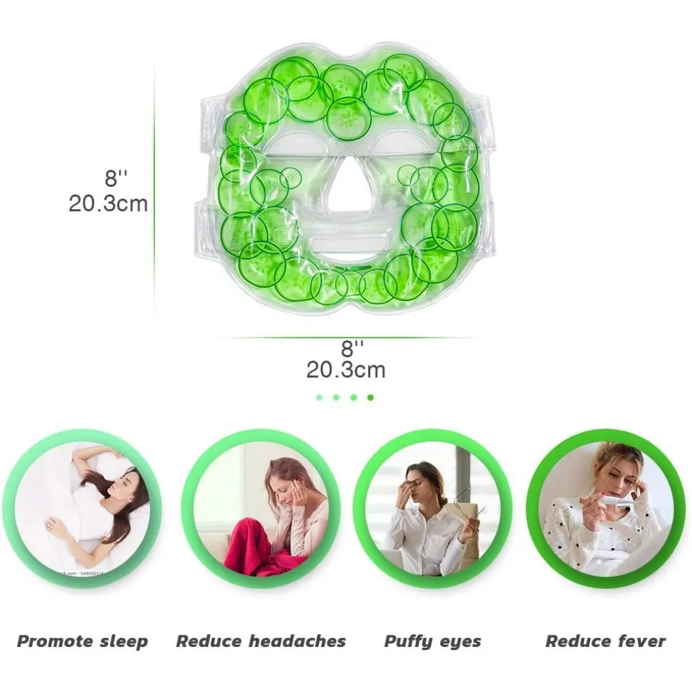 Face Ice Gel Pack with Wrap Re - Cold Pack Ice Gel recension och pris