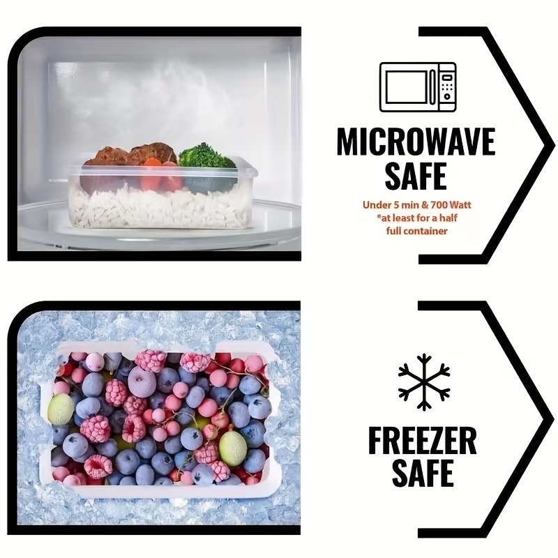 4-Piece Clear Food Storage Con - Food Storage With Colander recension och pris