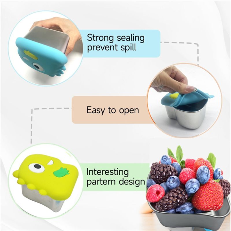 AA94-304 Stainless Steel Dinos - Food Storage Stainless Steel Containers recension och pris