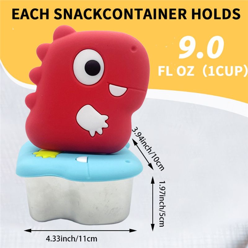 AA94-304 Stainless Steel Dinos - Food Storage Stainless Steel Containers recension och pris