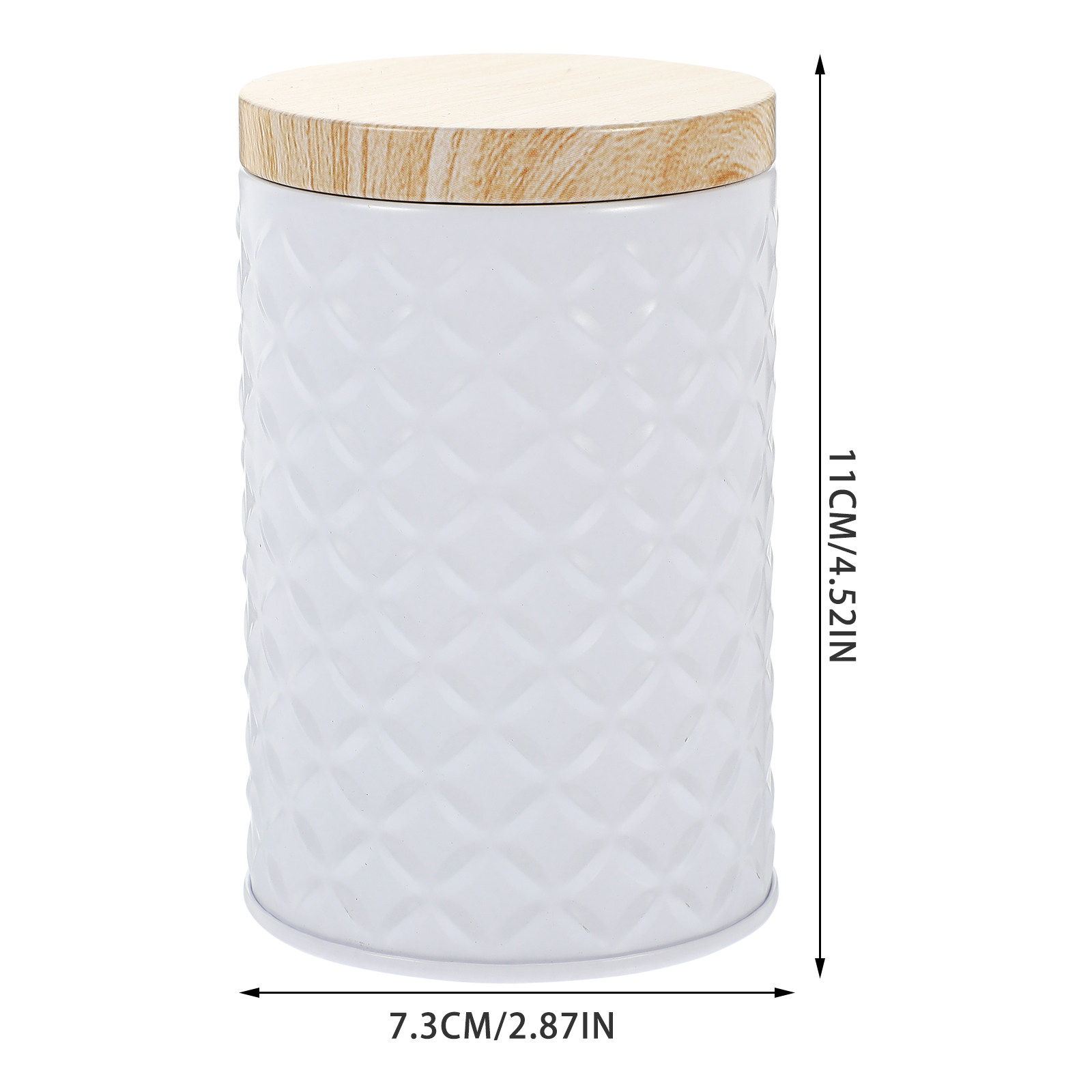 2Pcs Food Grade Tinplate Stora - Food Storage Jars Airtight recension och pris