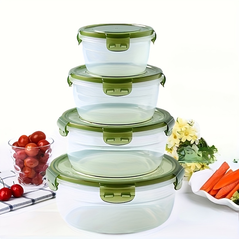 4 Plastic Food Storage Contain - Food Storage Bins recension och pris