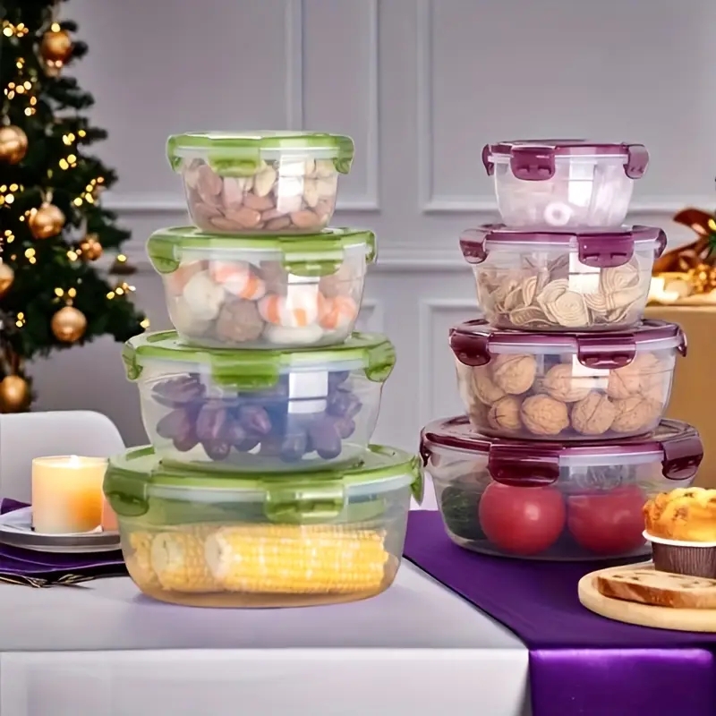 4 Plastic Food Storage Contain - Food Storage Bins recension och pris