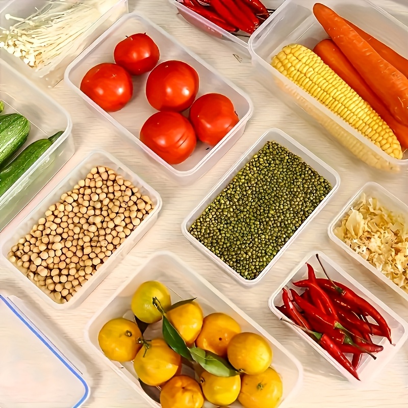 8Pcs Set Includes 4 Containers - Food Storage With Colander recension och pris