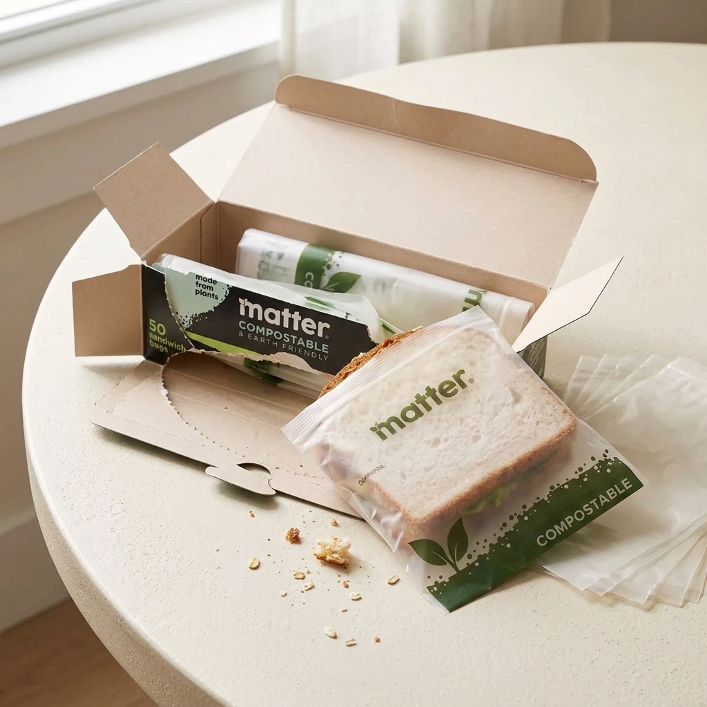 50 Count Compostable Sandwich  - Food Storage Plants recension och pris