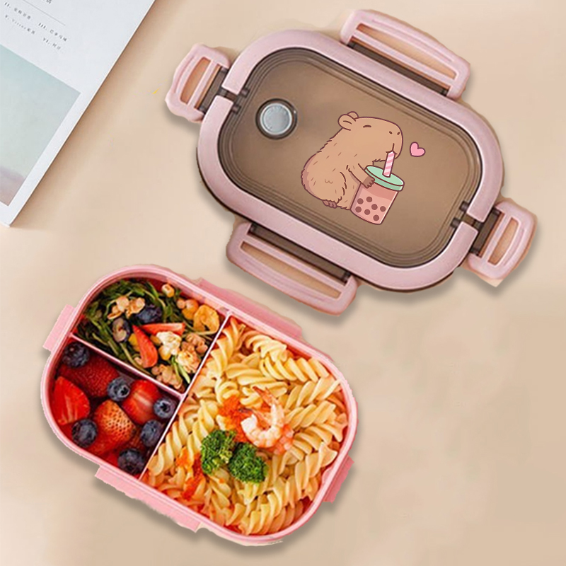 Capybara Bento Lunch Box Anime - Food Storage Bins recension och pris
