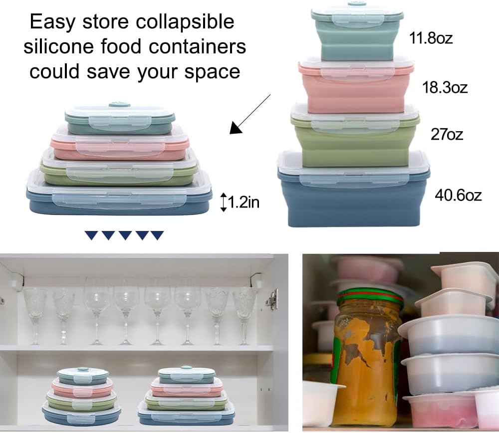 Collapsible Silicone Food Stor - Food Storage Method recension och pris