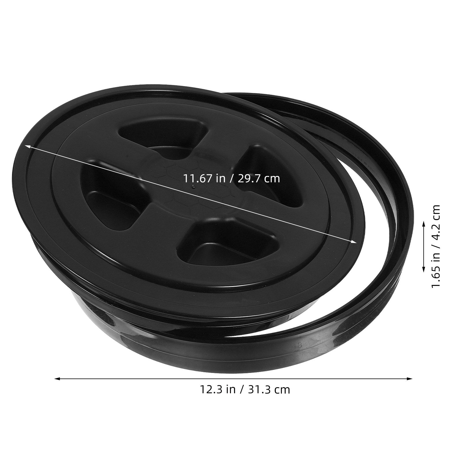 2Pcs Lock Bucket Lid Airtight  - Food Storage Pet recension och pris