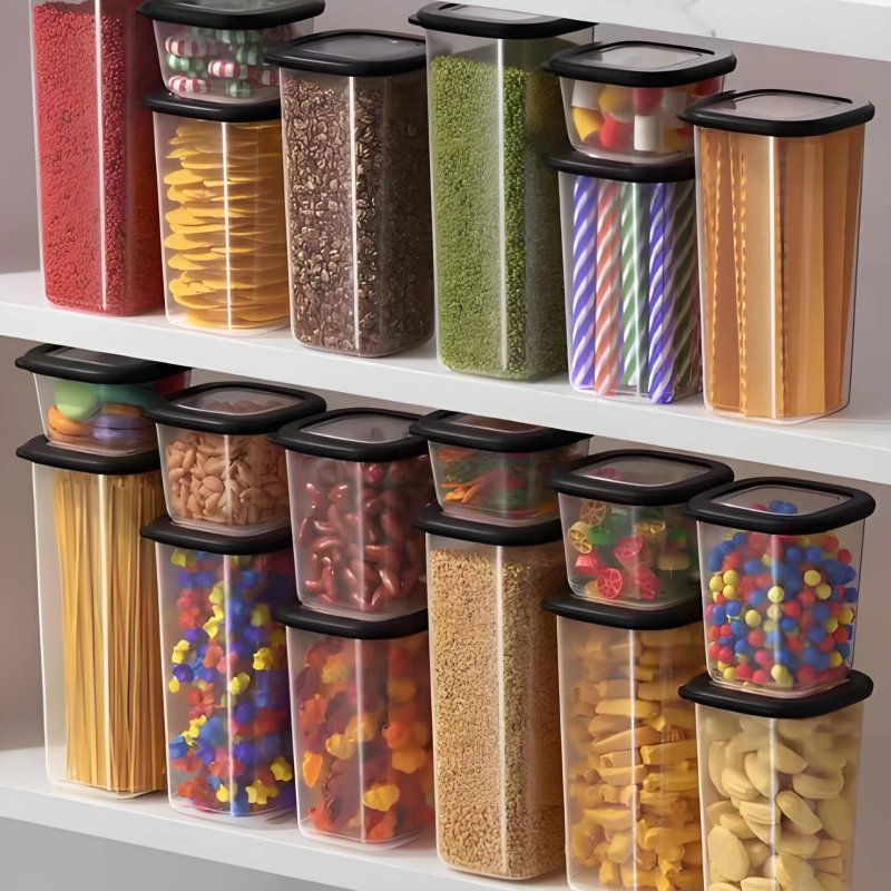 6 Pieces Airtight Food Storage - Food Storage Bins recension och pris