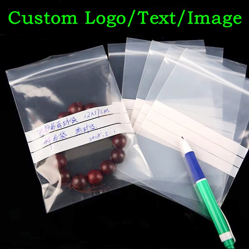 200PCS PE Clear Plastic Writin - Food Storage No Plastic recension och pris