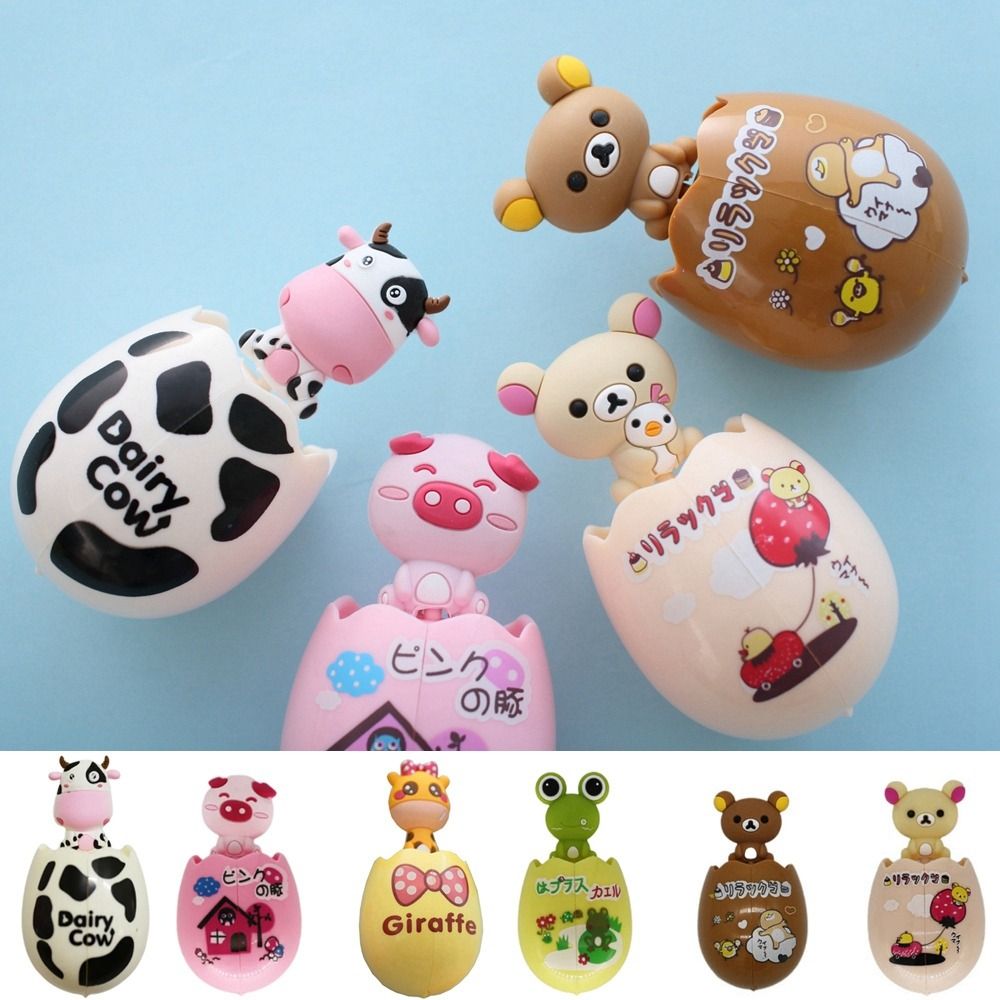 Plastic Animal Egg-shaped Toot - Egg Storage Holder recension och pris