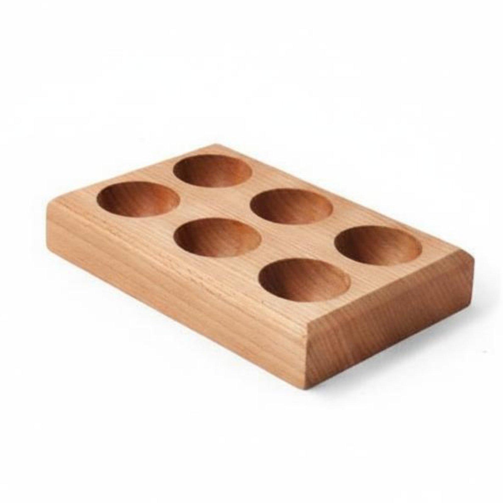 Beech Wood Egg Tray Deep Slot  - Egg Storage Holder recension och pris