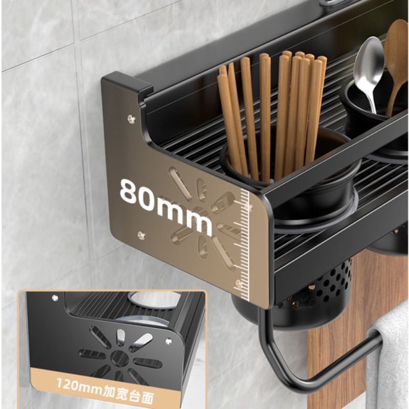 Kitchen Organizer Shelf Wall-m - Food Storage Shelving recension och pris