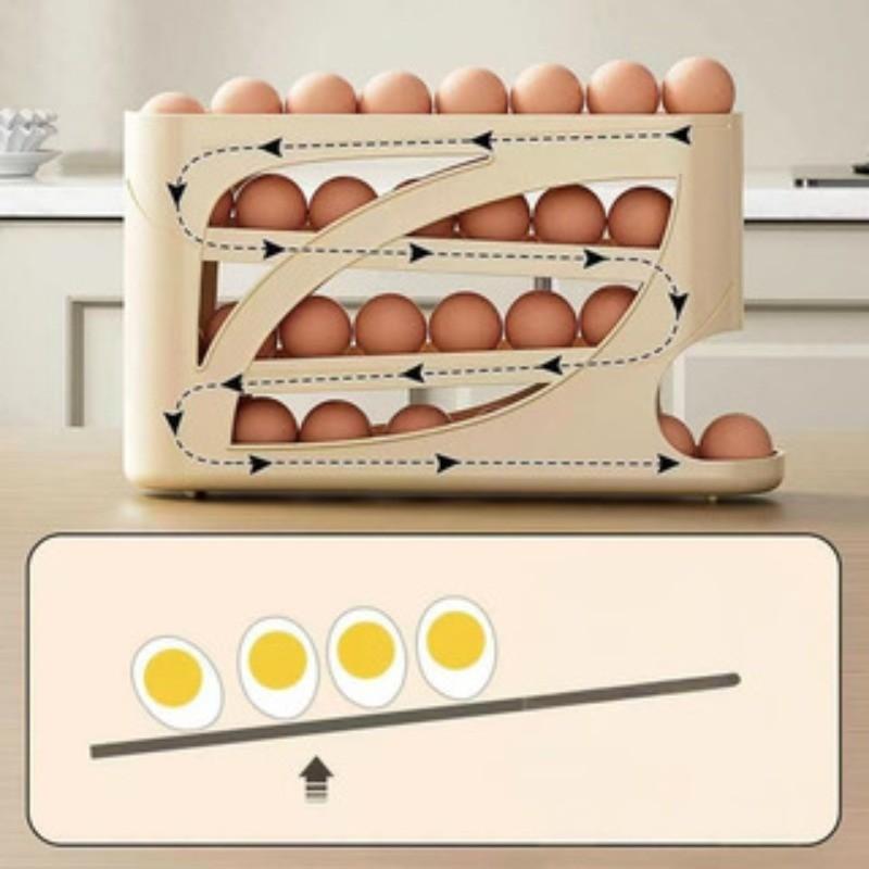 Rolling Egg Dispenser for Refr - Egg Storage Holder recension och pris