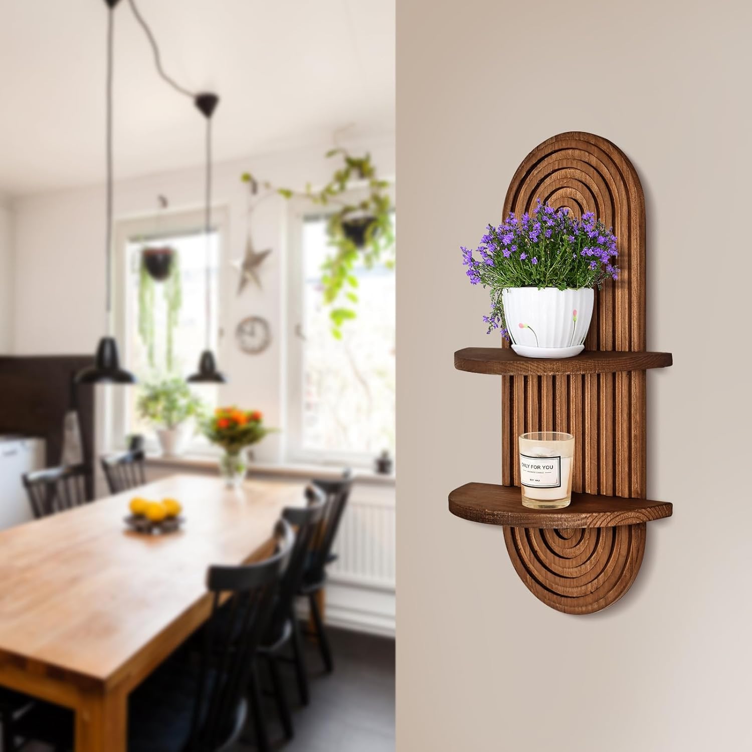 Wood Floating Shelves, Multi-f - Food Storage Shelving recension och pris