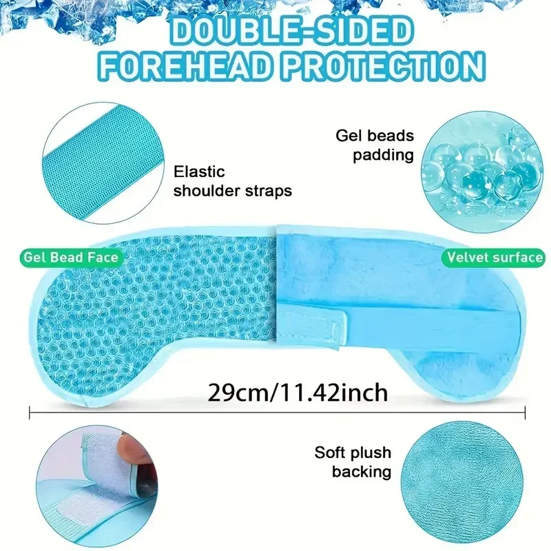 Hot/Cold Gel Bead Migraine Wra - Cold Pack Ice Gel recension och pris