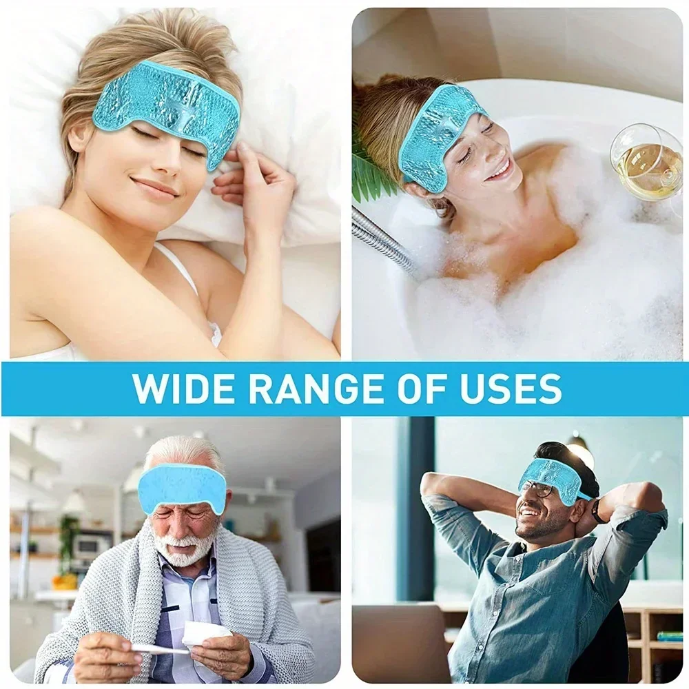 Hot/Cold Gel Bead Migraine Wra - Cold Pack Ice Gel recension och pris
