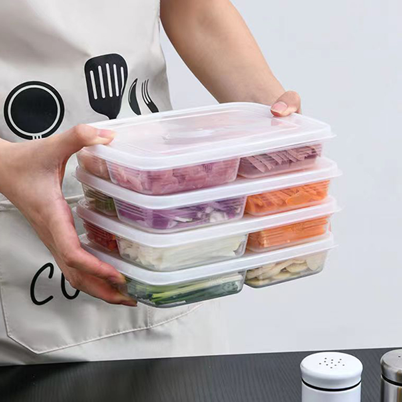 New【4 Grids Plastic Storage Bo - Food Storage Bins recension och pris