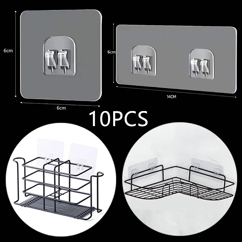 10PCS Transparent Hanging Shel - Food Storage Shelving recension och pris