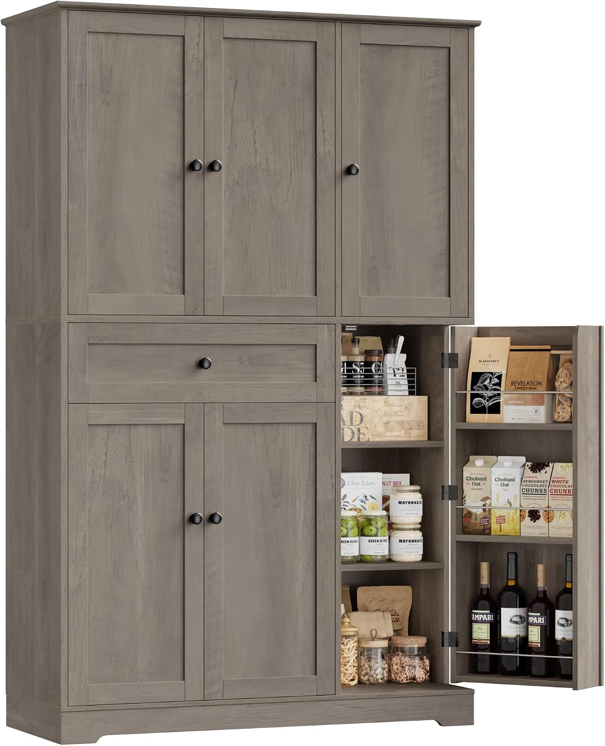Kitchen Pantry Storage Cabinet - Food Storage Drawers recension och pris