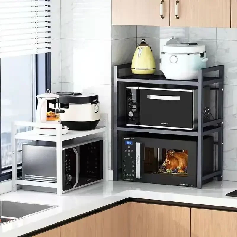 Expandable Microwave Oven Shel - Food Storage Shelving recension och pris