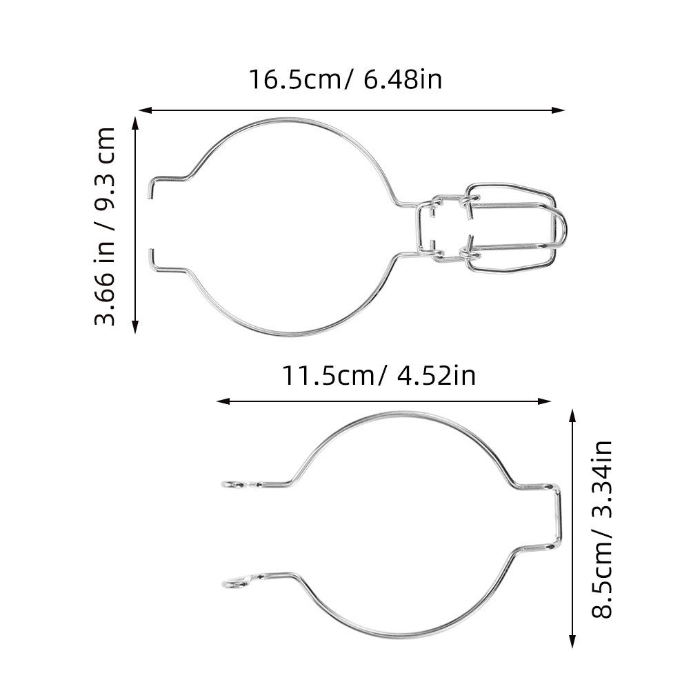 12Pcs Glass Jar Wire Clamps St - Food Storage Jars Airtight recension och pris