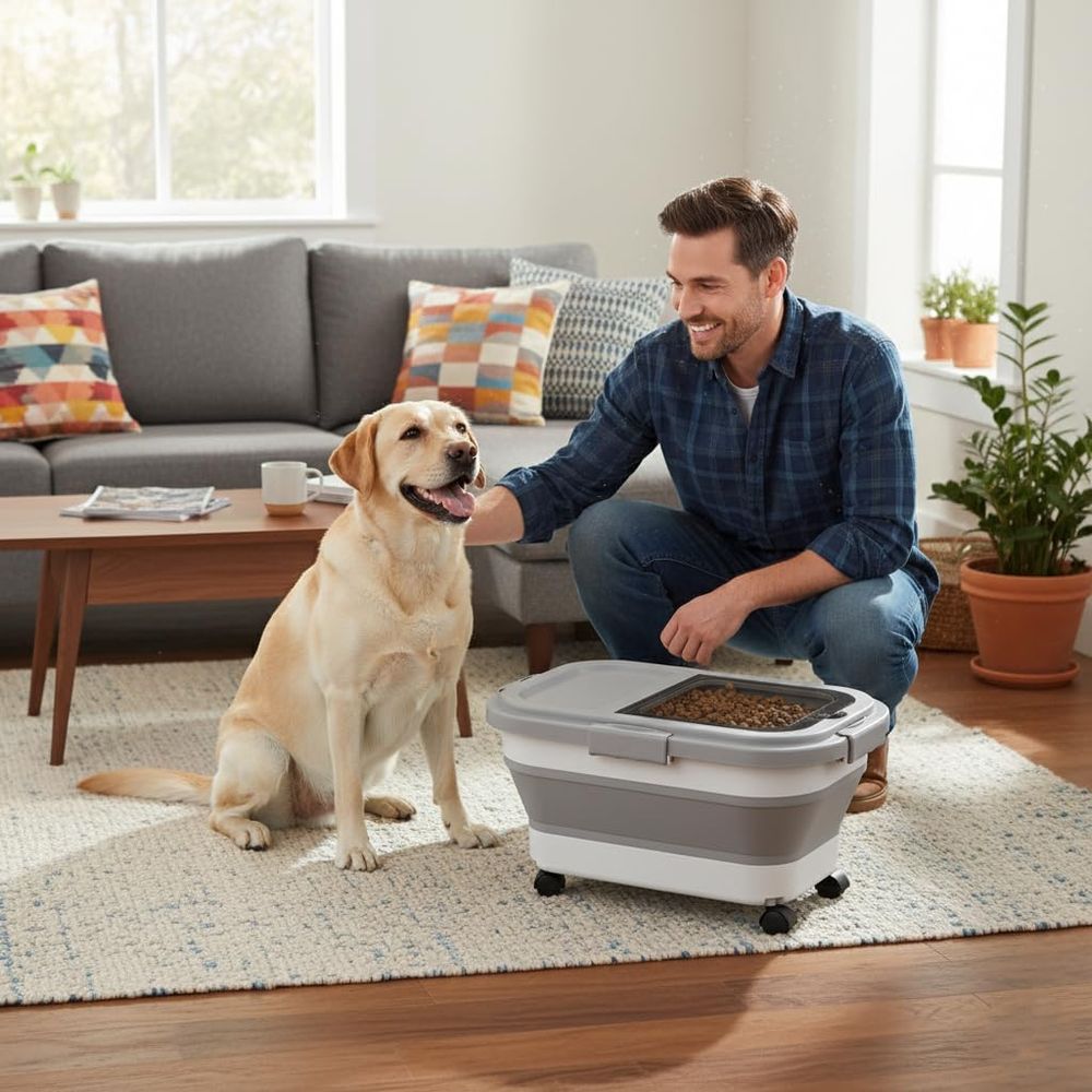 15 Lbs Dog/Cat Food Storage Co - Food Storage Pet recension och pris