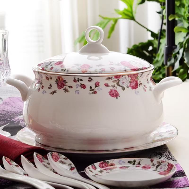 9 Inch, Bone China Tureen for  - Food Storage Plants recension och pris