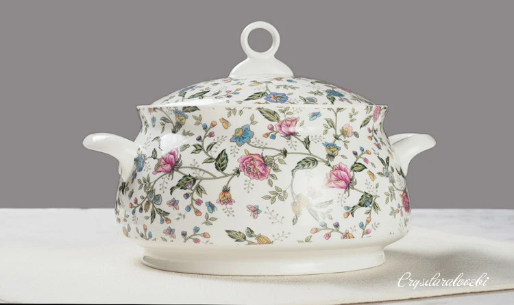 9 Inch, Bone China Tureen for  - Food Storage Plants recension och pris
