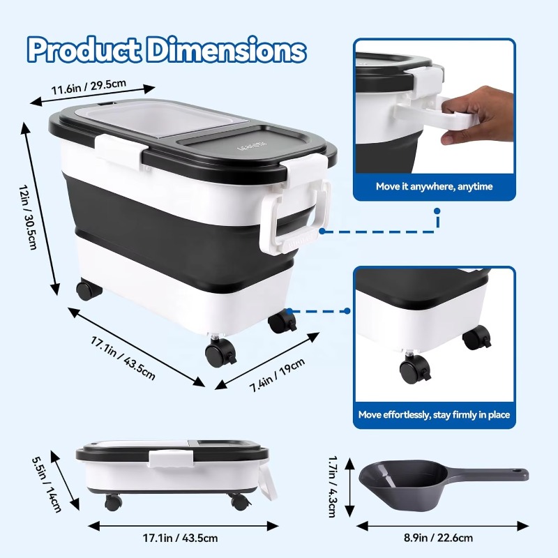 Dog Food Storage Container 20- - Food Storage Pet recension och pris