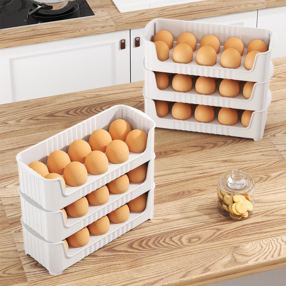 Refrigerator Side Door Egg Sto - Egg Storage Holder recension och pris