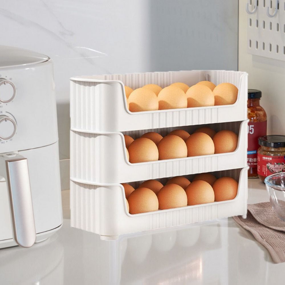 Refrigerator Side Door Egg Sto - Egg Storage Holder recension och pris