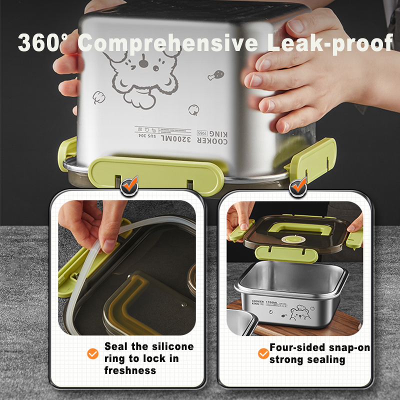 COOKER KING 420ml-6200ml Large - Food Storage Box Large recension och pris
