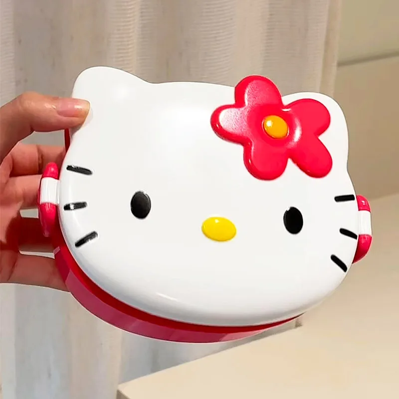 Cute Hello Kitty Shaped Lunch  - Food Storage No Plastic recension och pris