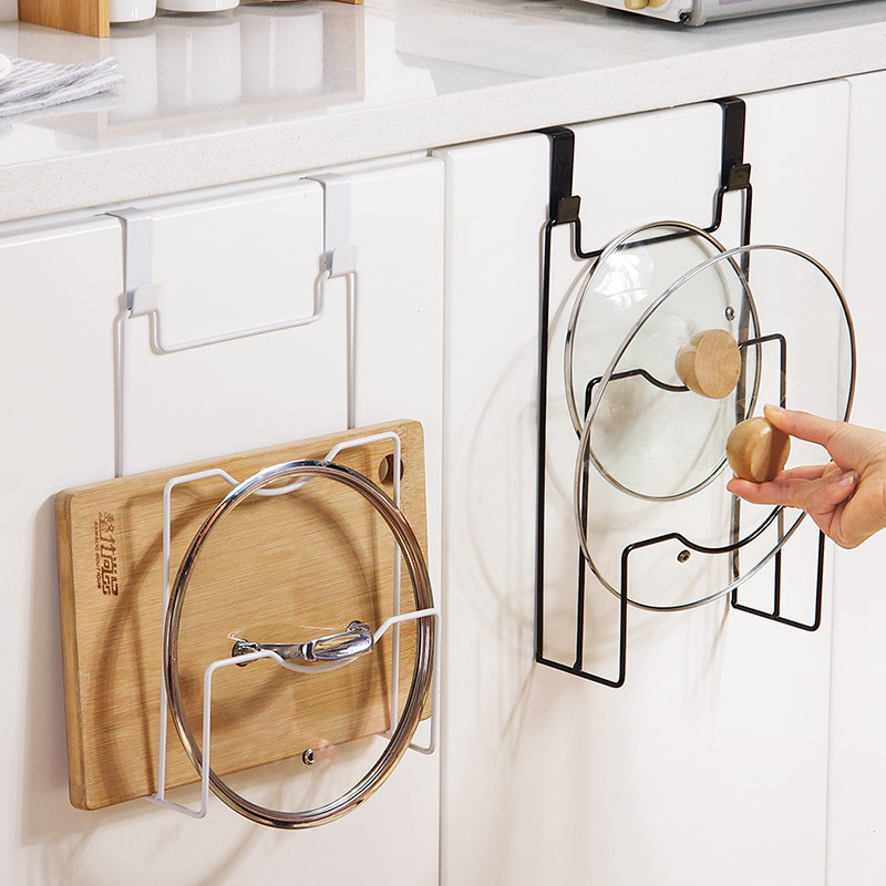 Hanging Pot Lid Rack for Cupbo - Food Storage Shelving recension och pris
