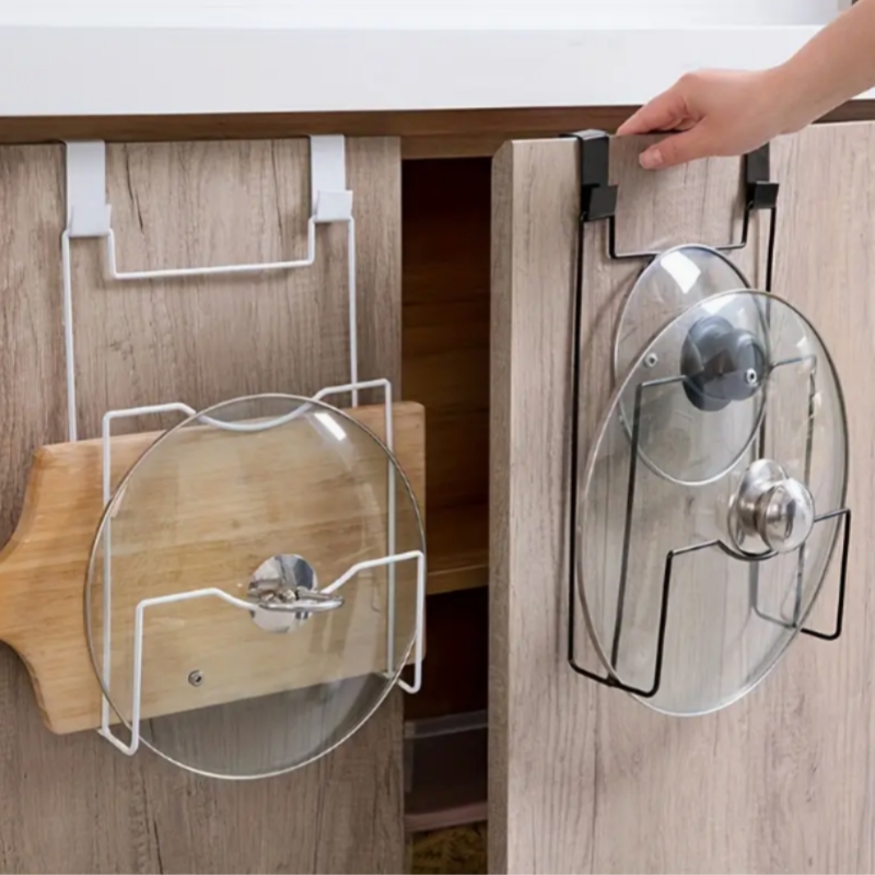 Hanging Pot Lid Rack for Cupbo - Food Storage Shelving recension och pris