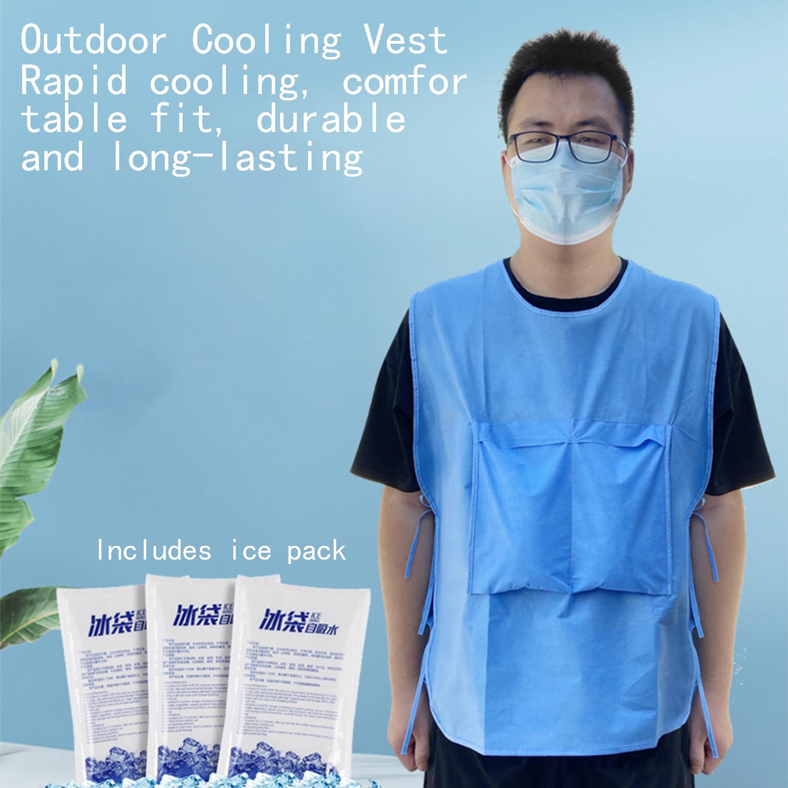 Cooling Vest Cold Jacket with  - Cold Pack Ice Gel recension och pris