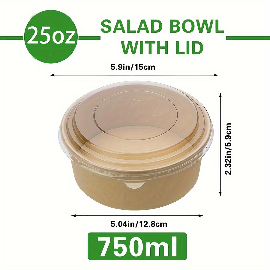 25Oz/750Ml 25/50 Pack Paper Bo - Food Storage Safety recension och pris