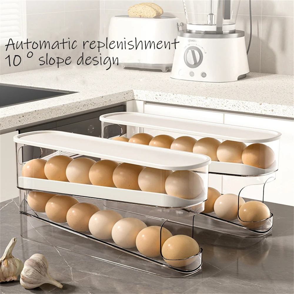 1PC Slide Type Egg Carton Doub - Egg Storage Holder recension och pris