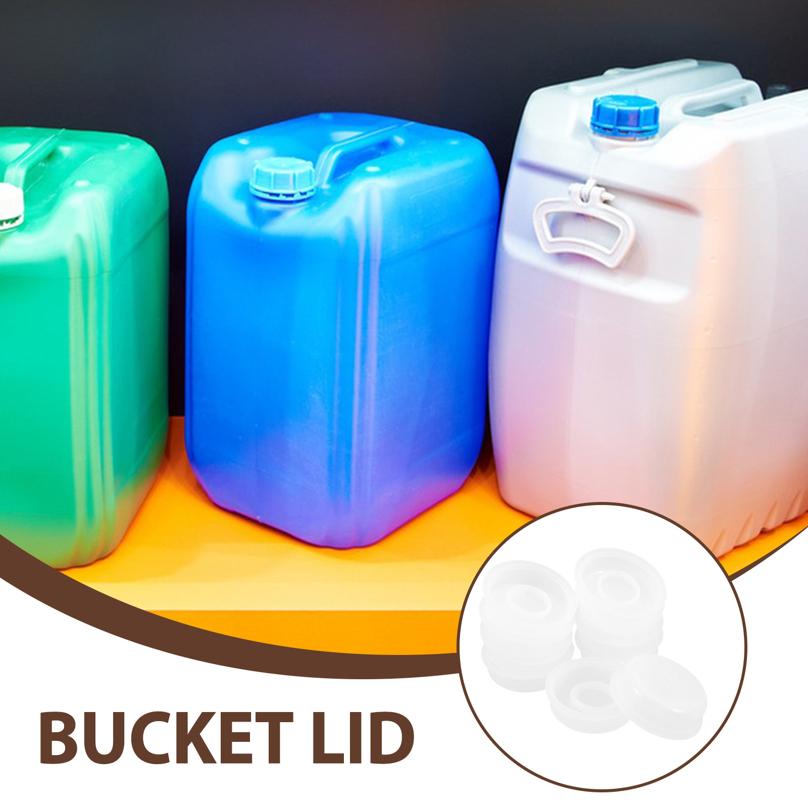 10Pcs Plastic Chemical Bucket  - Food Storage Pet recension och pris