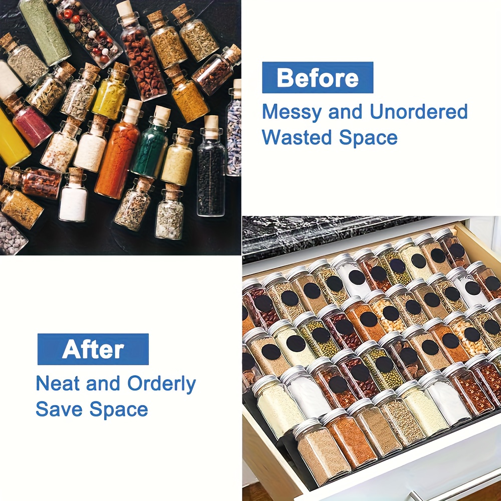 6pcs Expandable Spice Drawer O - Food Storage Shelving recension och pris