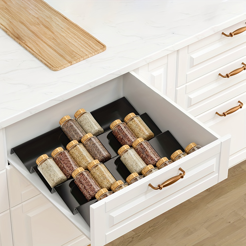 6pcs Expandable Spice Drawer O - Food Storage Shelving recension och pris