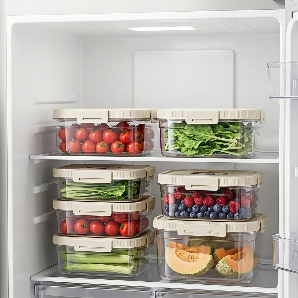 Clear Plastic Food Storage Box - Food Storage Microwave Safe recension och pris