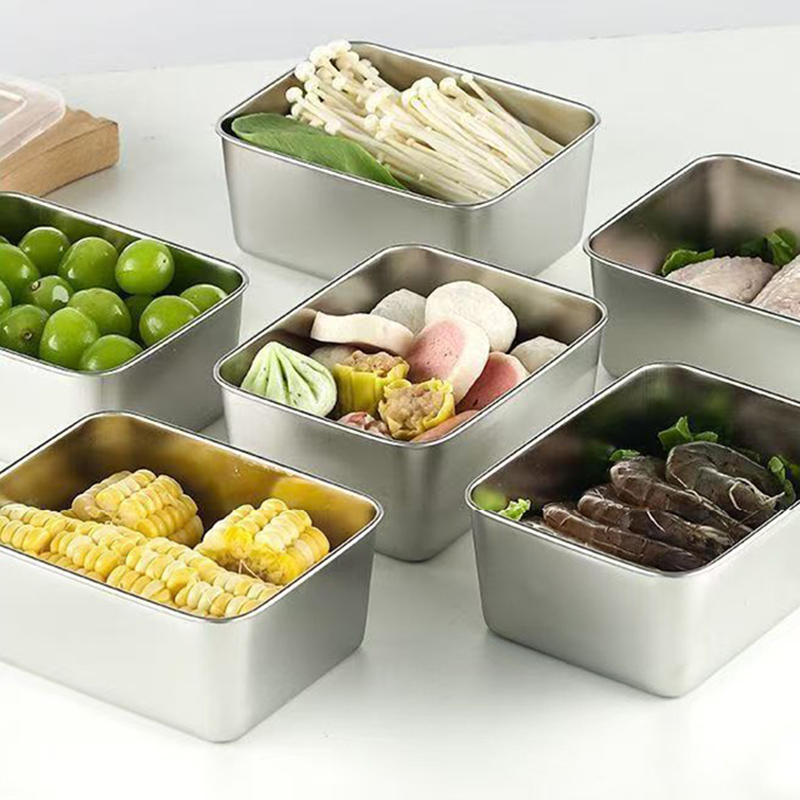 6-Piece Stainless Steel Food S - Food Storage Stainless Steel Containers recension och pris